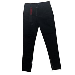LF The Brand Rare Cargo Pant LF undrgrnd3 size 4 Streetwear Black Red Punk